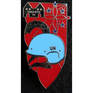 1° RHP : 2° escadron du 1° régiment hussards parachutistes Sarajevo 94 de fabrication Balme Saumur
