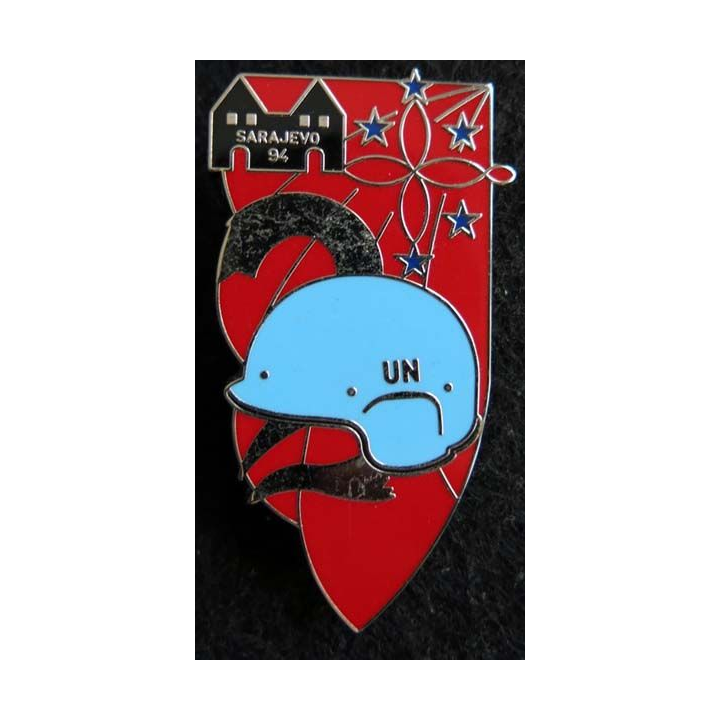 1° RHP : 2° escadron du 1° régiment hussards parachutistes Sarajevo 94 de fabrication Balme Saumur