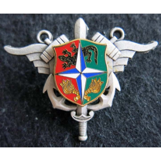 SEA : Insigne métallique du service des essences de la SFOR fabrication JMM H. 789