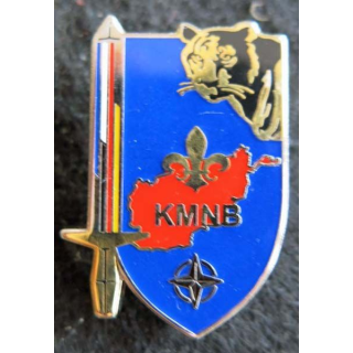 KMNB BFA : insigne métallique de la Kaboul multinational Brigade de la brigade Frano allemande de fabrication GLF