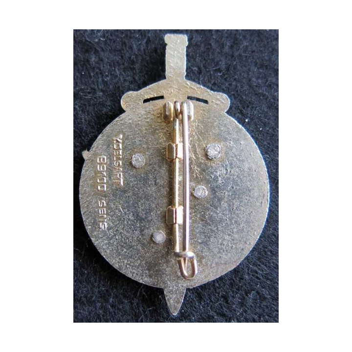 MANTA : insigne métallique de l'opération Manta type 1 de fabrication Delsart