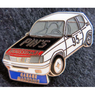 PIN'S : Pin's automobile Garage Margnois Renault 5 R5 N° 95 fabrication Boussemart