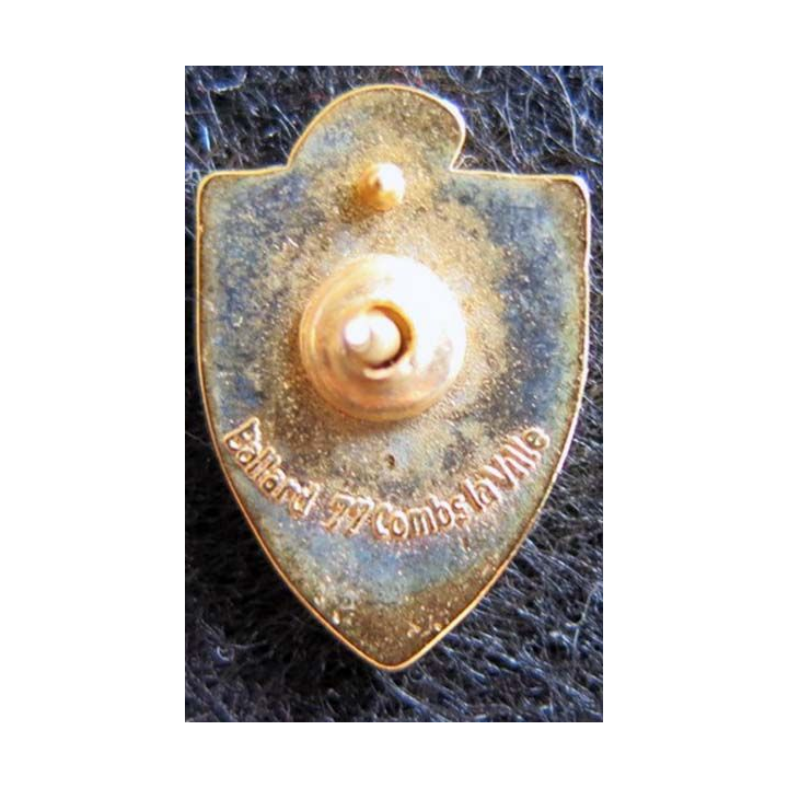 9° RG : insigne métallique en réduction du 9° régiment du génie Ballard 12 x 17 mm
