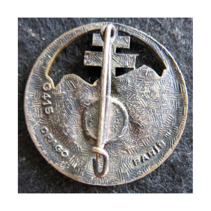 541° AV : insigne métallique de la 541° ambulance vétérinaire de fabrication Drago G. 415