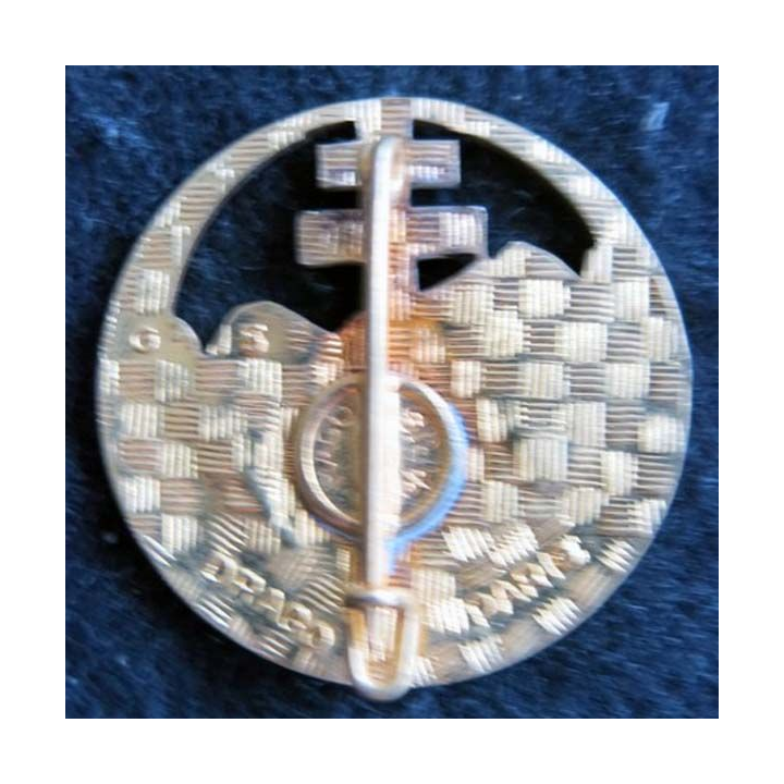 541° AV : insigne métallique de la 541° ambulance vétérinaire de fabrication Drago G. 415