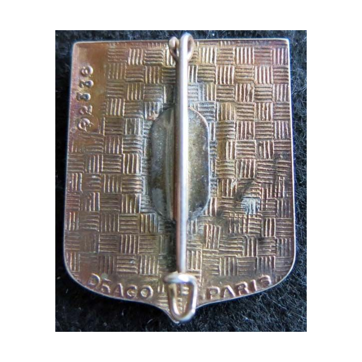 CISS : insigne métallique du centre d’instruction du service de santé des auxiliaires de fabrication Drago G. 2336