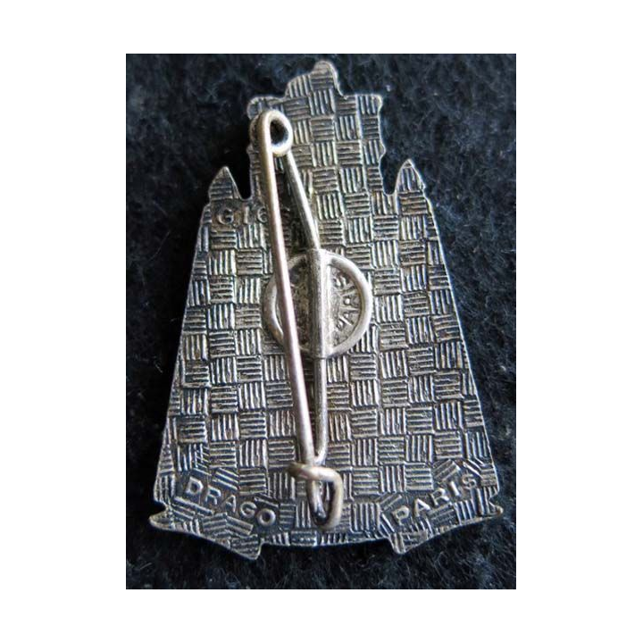 CIISS 1 : insigne métallique du centre instruction interarmées du service de santé N° 1 de fabrication Drago G. 1664 émail