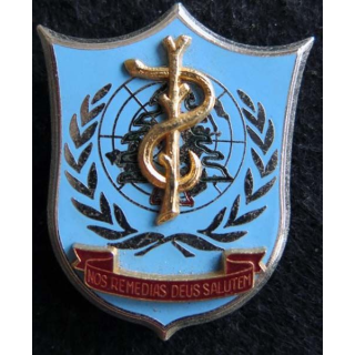 SSA FINUL  : insigne métallique du service de santé au Liban FINUL de fabrication Delsart