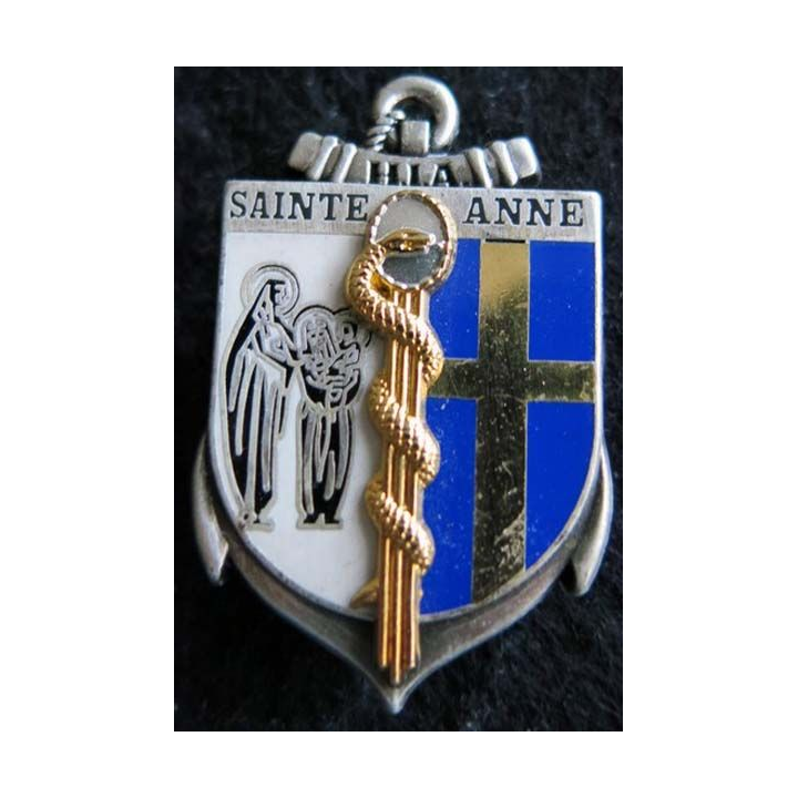 HIA STE ANNE : insigne de l'hôpital d'instruction des armées Sainte Anne de fabrication Boussemart 2001 G. 4069