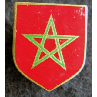 GENDARMERIE : Écu de la 12° légion de gendarmerie départementale du Maroc de fabrication Drago Paris retirage