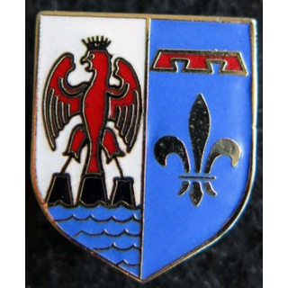GENDARMERIE : Écu de Gendarmerie de la CCRG Provence Côte d'Azur AB (Arthus Bertrand) en émail
