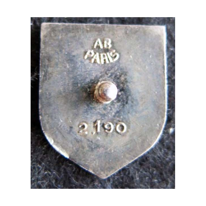 GENDARMERIE : Écu du centre administratif et technique de la gendarmerie nationale A.B G. 2190 émail (L 73)