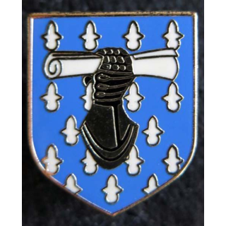 GENDARMERIE : Écu du commandement des écoles et des formations gendarmerie nationale Delsart G. 2150