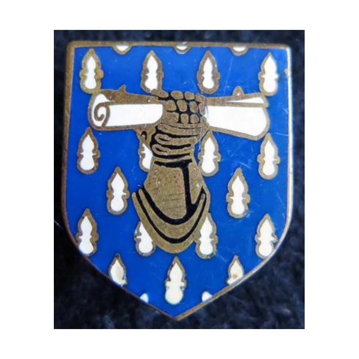 GENDARMERIE : Écu du commandement des écoles et des formations gendarmerie nationale Drago Paris