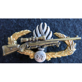 GENDARMERIE : : insigne métallique de brevet d'observateur tireur de fabrication Boussemart 2006