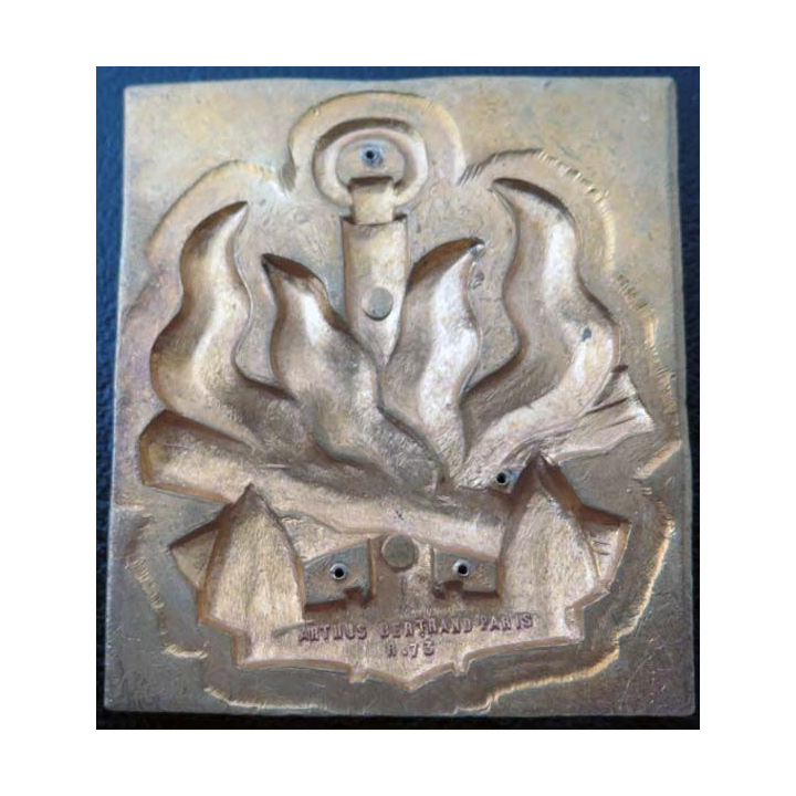 Matrice d'insigne du personnel assistant des foyers de la marine