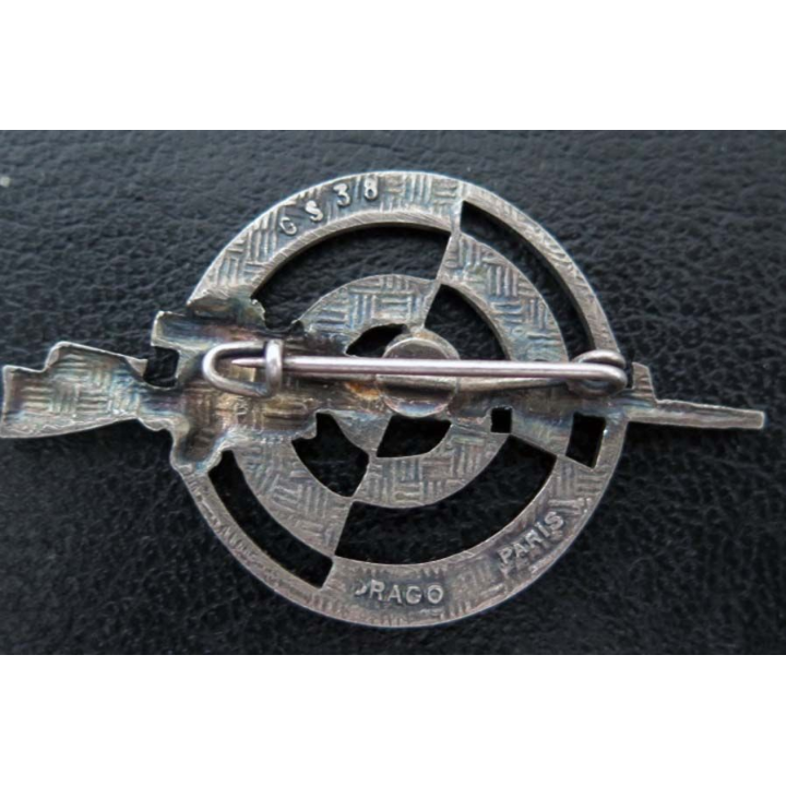 insigne métallique de brevet de tireur d'élite FRF1 Drago GS 38
