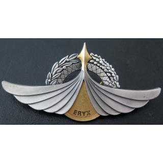 INFANTERIE : insigne métallique de brevet de tireur ERYX de fabrication Delsart