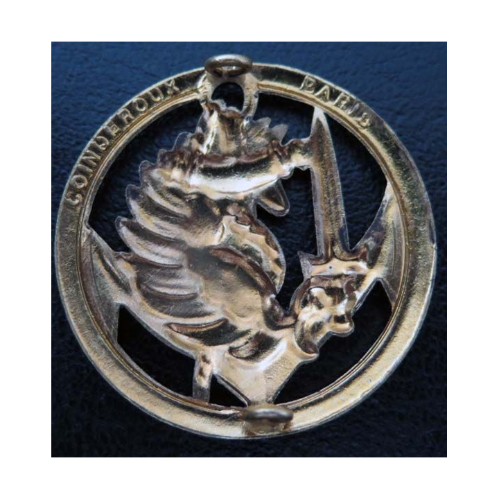 insigne de béret des commandos parachutistes coloniaux de fabrication Coinderoux