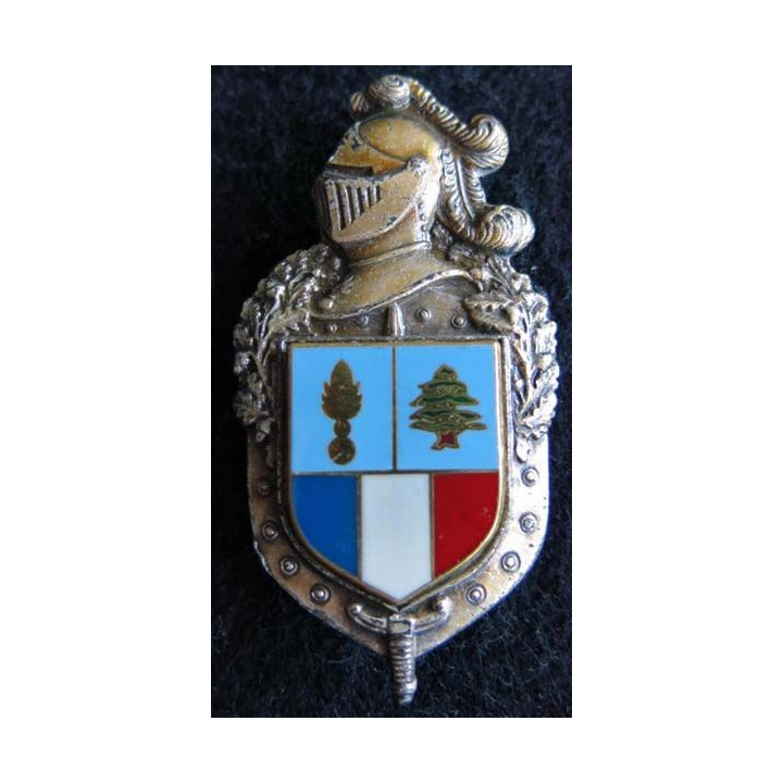 GENDARMERIE : : insigne métallique de la prévôté de la FINUL au Liban de fabrication Drago H. 696