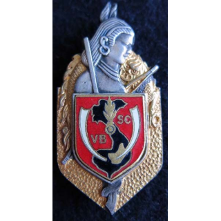 GENDARMERIE : insigne métallique de l'état major du régiment de la garde des plateaux montagnards Drago