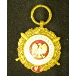 POLOGNE : MÉDAILLE DES SERVICES