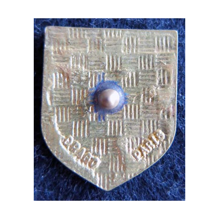 GENDARMERIE : Écu de la 2° légion garde républicaine de marche E.O. Drago en émail sans écrou