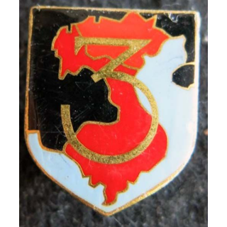 GENDARMERIE : Écu de la 3° légion garde républicaine de marche Drago Paris sans écrou