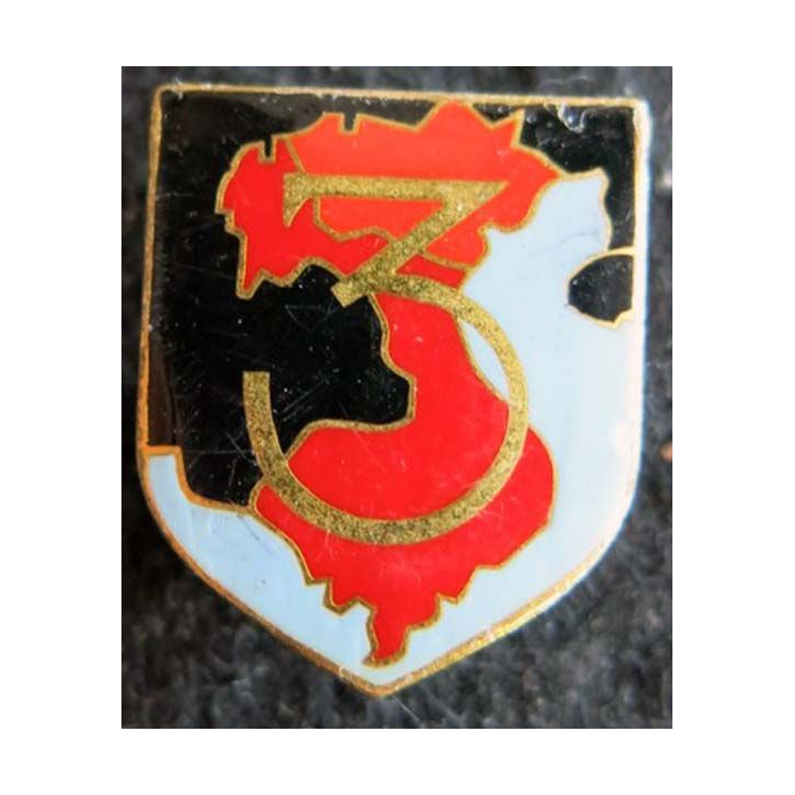 GENDARMERIE : Écu de la 3° légion garde républicaine de marche Drago Paris sans écrou
