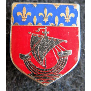 GENDARMERIE : Écu de la garde républicaine de Paris de fabrication Drago Noisiel sans écrou