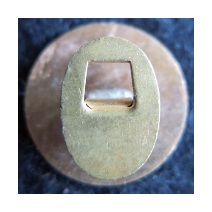 COMITÉ DE LA FLAMME  : insigne métallique de boutonnière du comité de la flamme du soldat inconnu fixation fixation patte bronze