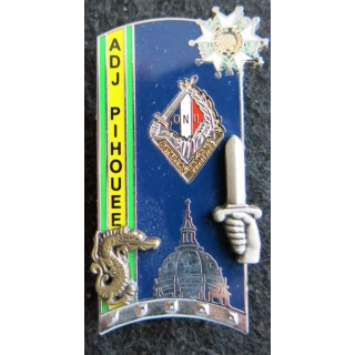 PROMOTION ENSOA : insigne de promotion Adj Pihouee de fabrication Arthus Bertrand G. 4893