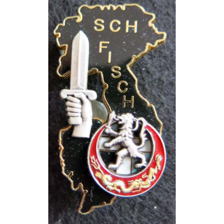 PROMOTION ENSOA : insigne de promotion Sch Fisch de fabrication Balme Saumur G. 3935