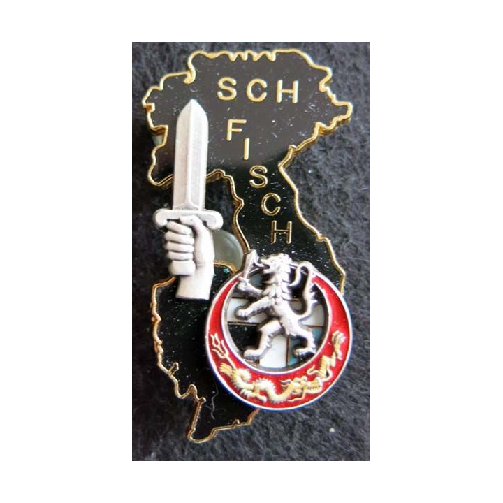PROMOTION ENSOA : insigne de promotion Sch Fisch de fabrication Balme Saumur G. 3935
