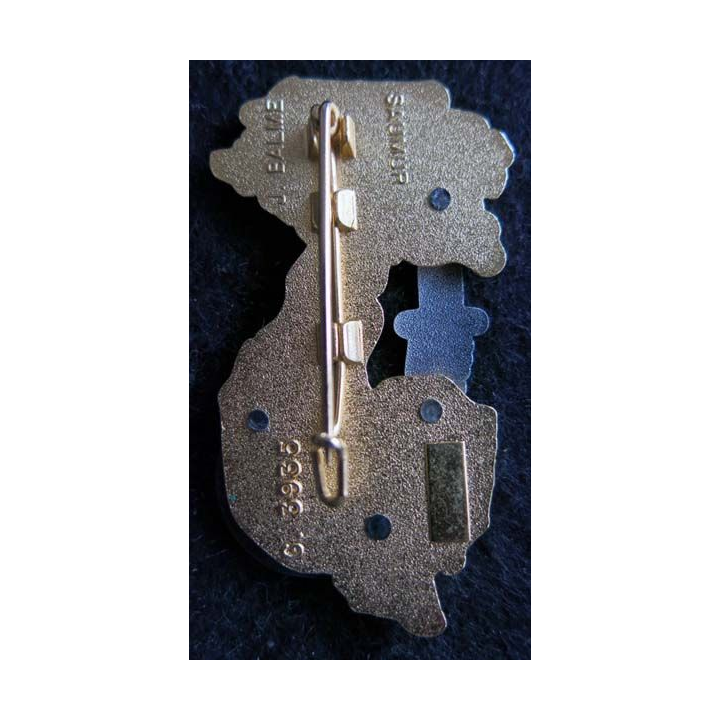 PROMOTION ENSOA : insigne de promotion Sch Fisch de fabrication Balme Saumur G. 3935