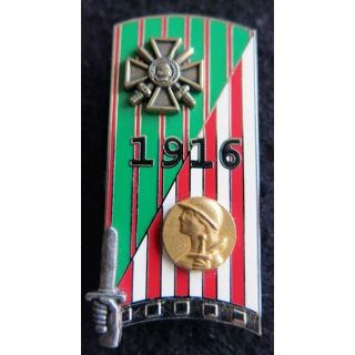 PROMOTION ENSOA : insigne de promotion 1916 de fabrication Arthus Bertrand G. 4919 numéroté 204