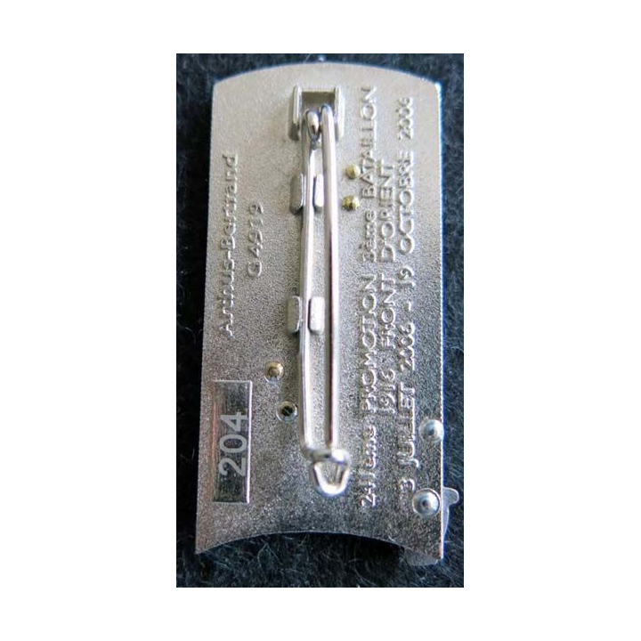 PROMOTION ENSOA : insigne de promotion 1916 de fabrication Arthus Bertrand G. 4919 numéroté 204