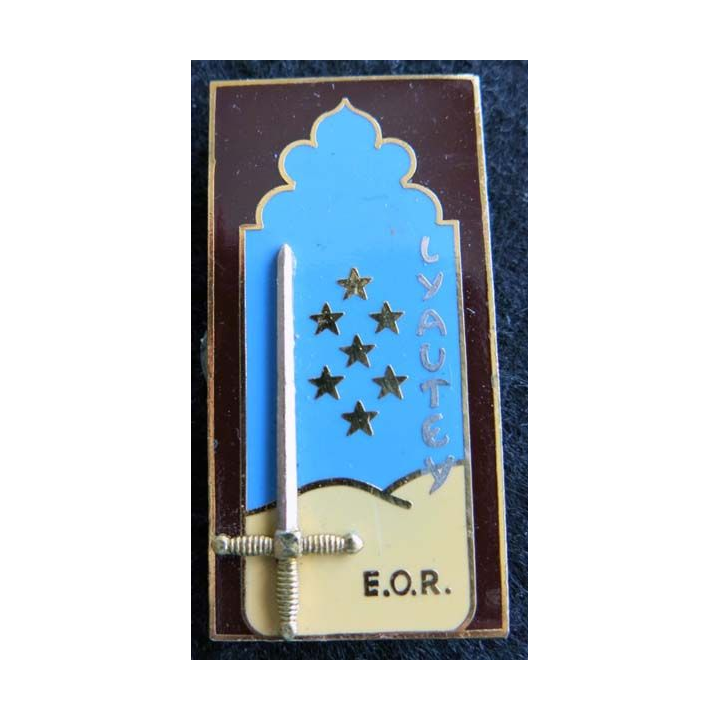 PROMOTION EOR : insigne de promotion Maréchal Lyautey de fabrication Drago Paris G. 2437
