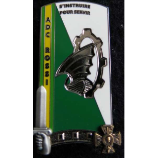 PROMOTION ENSOA : insigne de promotion Adc Rossi de fabrication LMP G. 5513 numéroté 0257