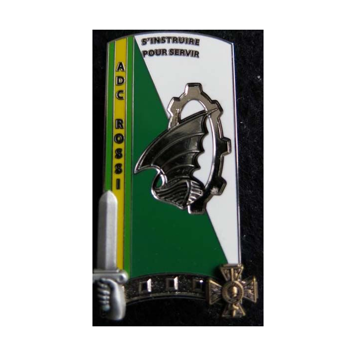 PROMOTION ENSOA : insigne de promotion Adc Rossi de fabrication LMP G. 5513 numéroté 0257