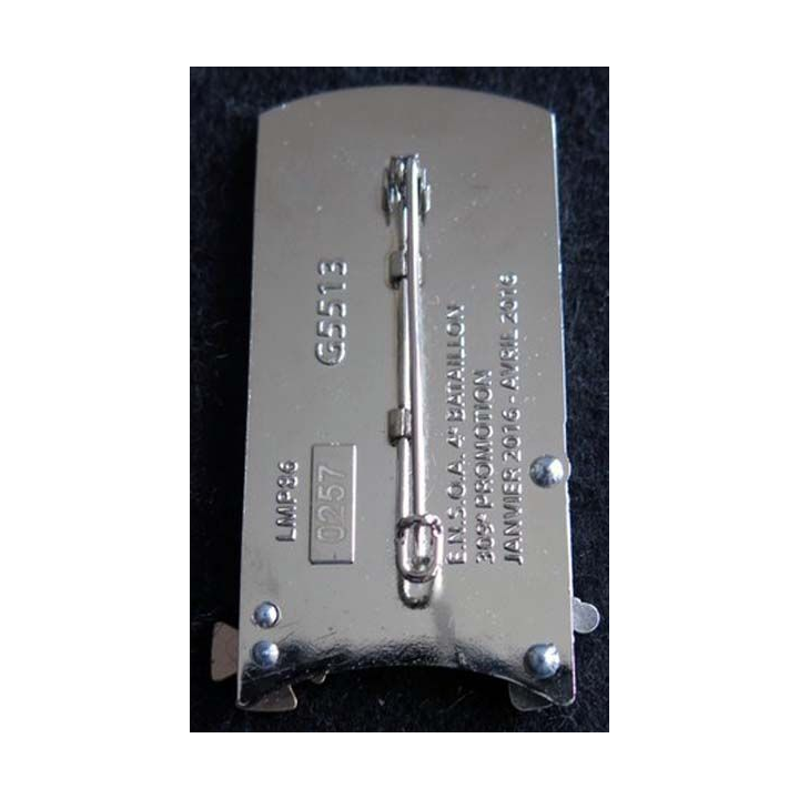 PROMOTION ENSOA : insigne de promotion Adc Rossi de fabrication LMP G. 5513 numéroté 0257