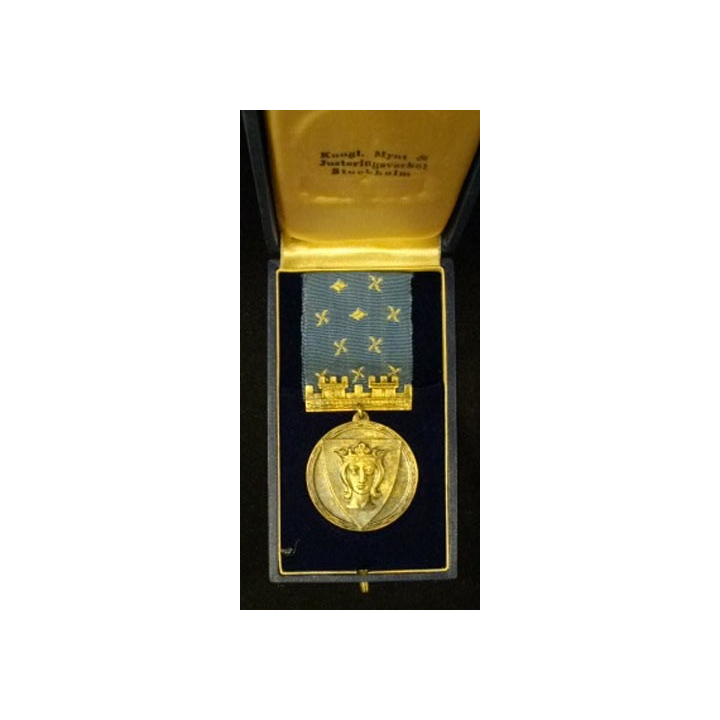 SUÈDE : MÉDAILLE DE SAINT ERIC DE LA CITE DE STOCKHOLM