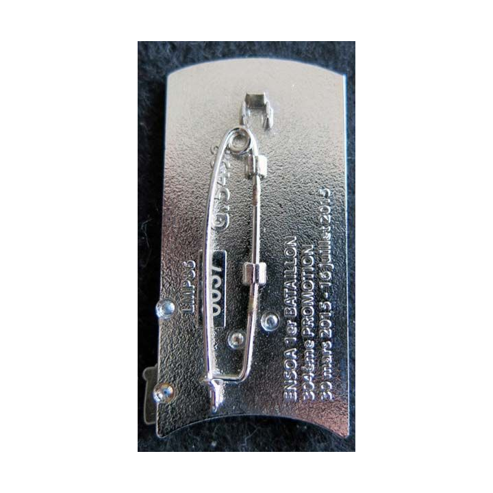 PROMOTION ENSOA : insigne de promotion Sch Ricardou de fabrication LMP G. 5493 numéroté 0037