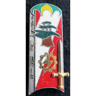 PROMOTION ENTSOA : insigne de promotion Sgt Le Bris de fabrication Balme Saumur G. 3656 numéroté 220