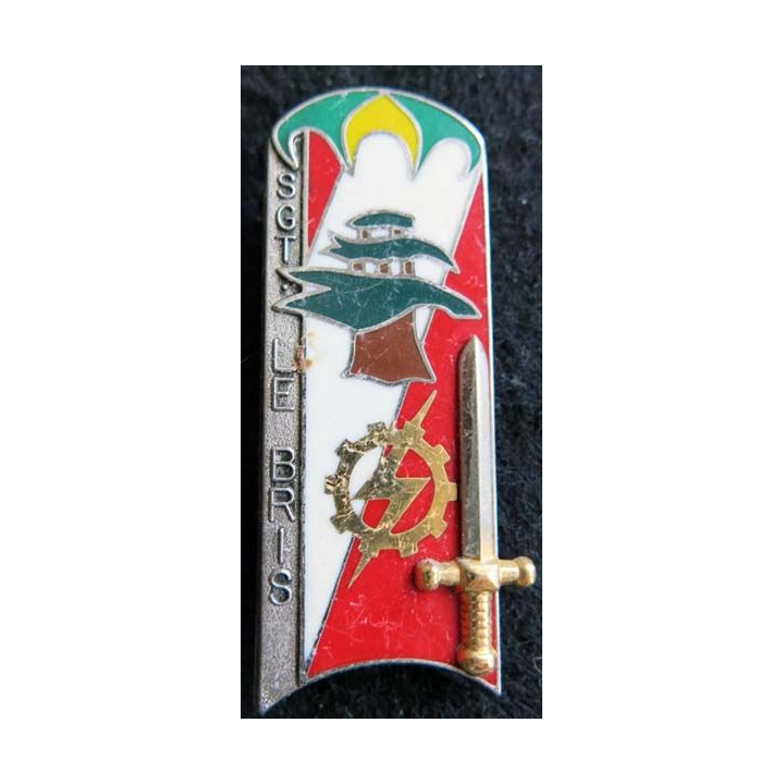 PROMOTION ENTSOA : insigne de promotion Sgt Le Bris de fabrication Balme Saumur G. 3656 numéroté 220