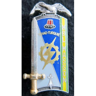 PROMOTION ENTSOA : insigne de promotion Mdl  Masson de fabrication Balme Saumur G. 4352 numéroté 760