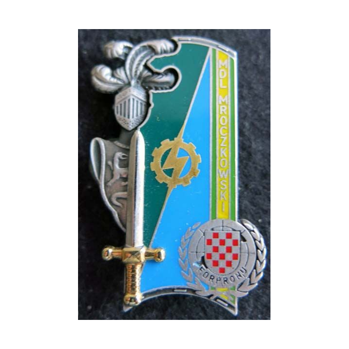 PROMOTION ENTSOA : insigne de promotion Mdl Mroczkowski de fabrication Balme Saumur G. 4429