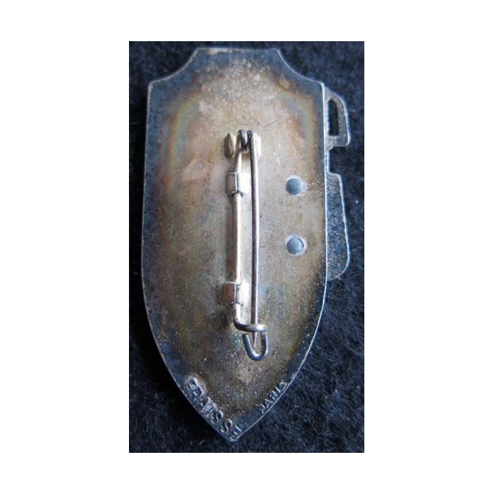 PROMOTION ENTSOA : insigne de promotion adjudant-chef Fouhety de fabrication Fraisse Paris