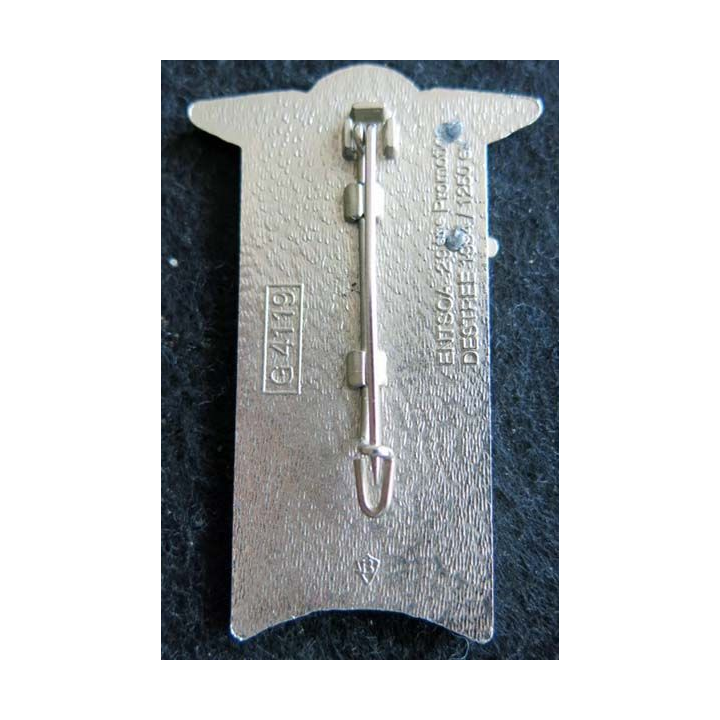 PROMOTION ENTSOA : insigne de promotion adjudant Duseval de fabrication Destrée G. 4119