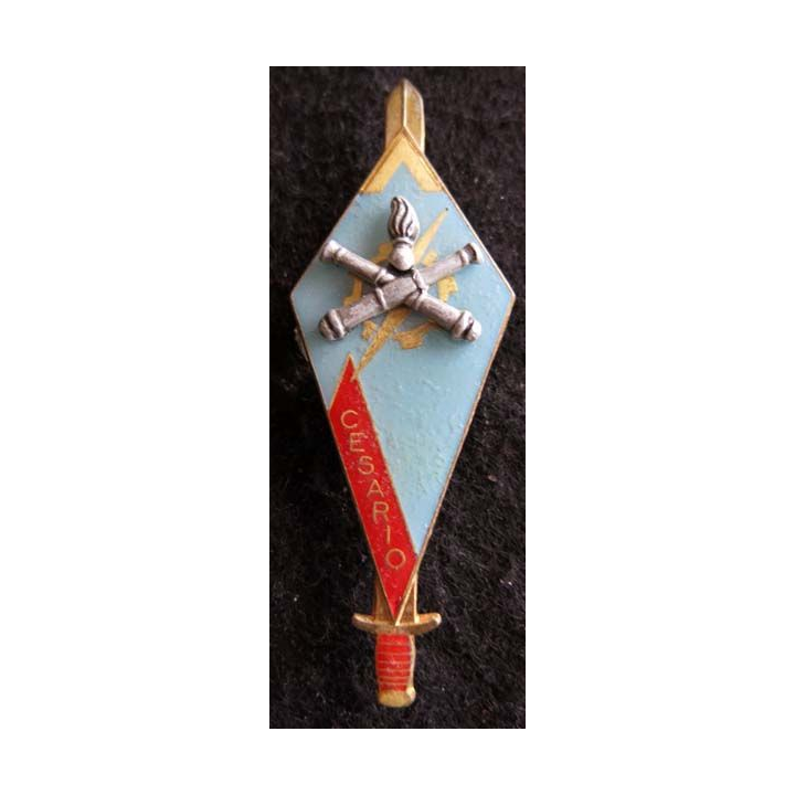 PROMOTION ENTSOA : insigne de promotion adjudant Cesario de fabrication Beraudy 63 Ambert